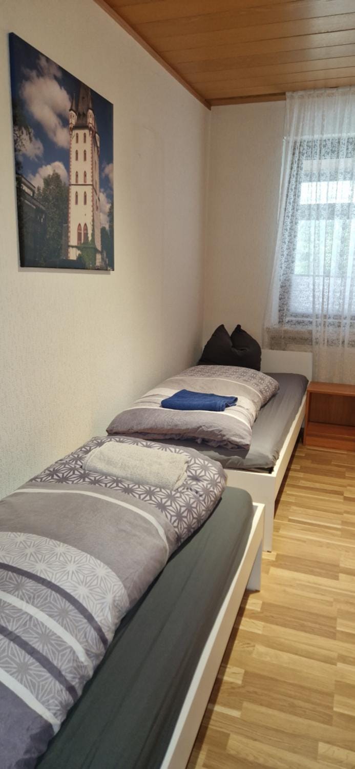 Ruhige zentral gelegene Fewo mit 4 Schlafzimmern für Monteure in Ingelheim am Rhein Apartment in Mainz-Bingen