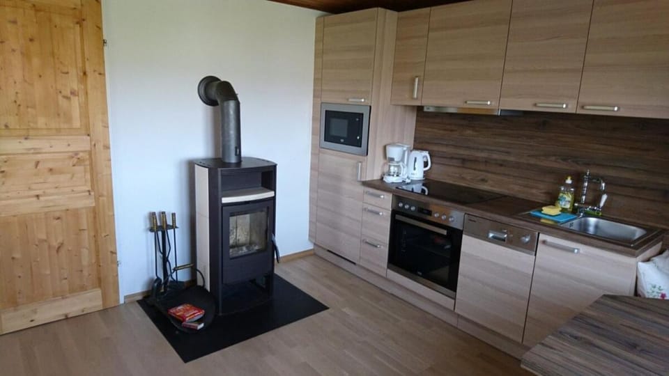 Living room, kitchen