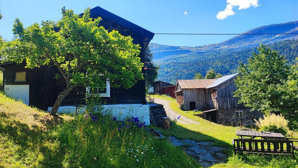 The old farm Lodge Lykkeslet Nature lodge in Trondelag