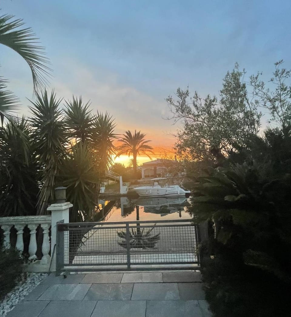 River view, Sunset