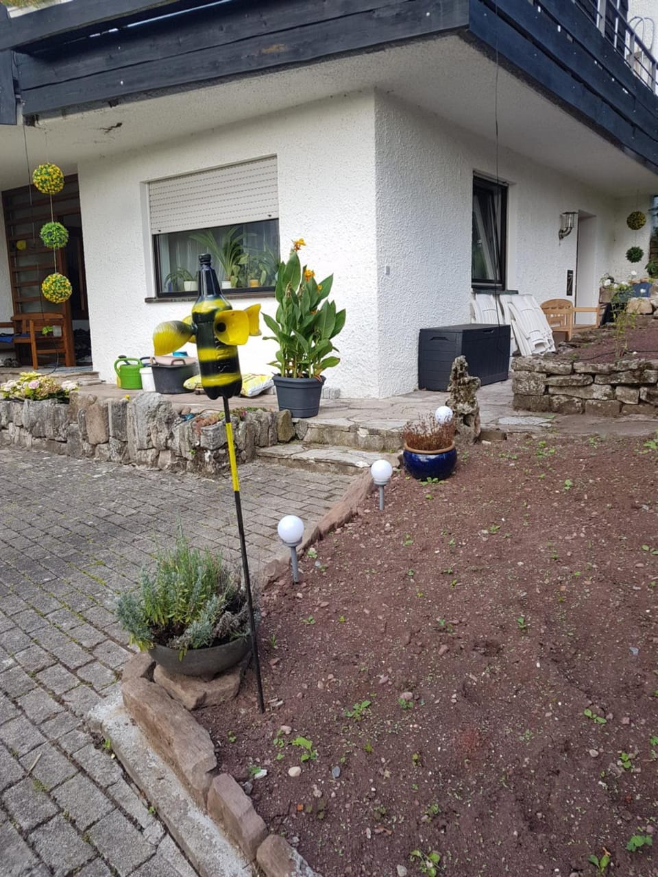 Property building, Garden view