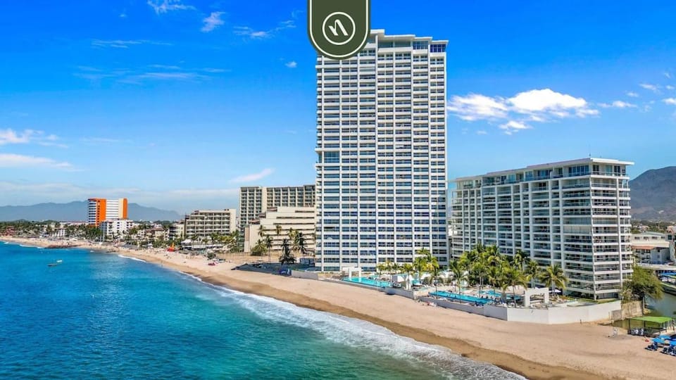 New Oceanview Condo with Beach - Pools - Gym House in Puerto Vallarta