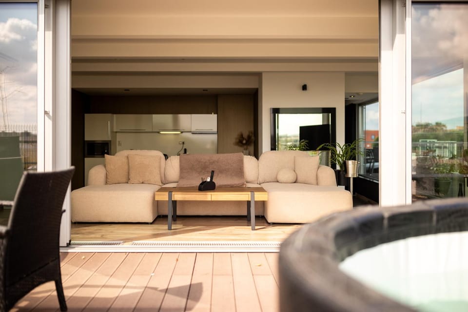 Patio, Day, View (from property/room), Balcony/Terrace, Living room, Seating area