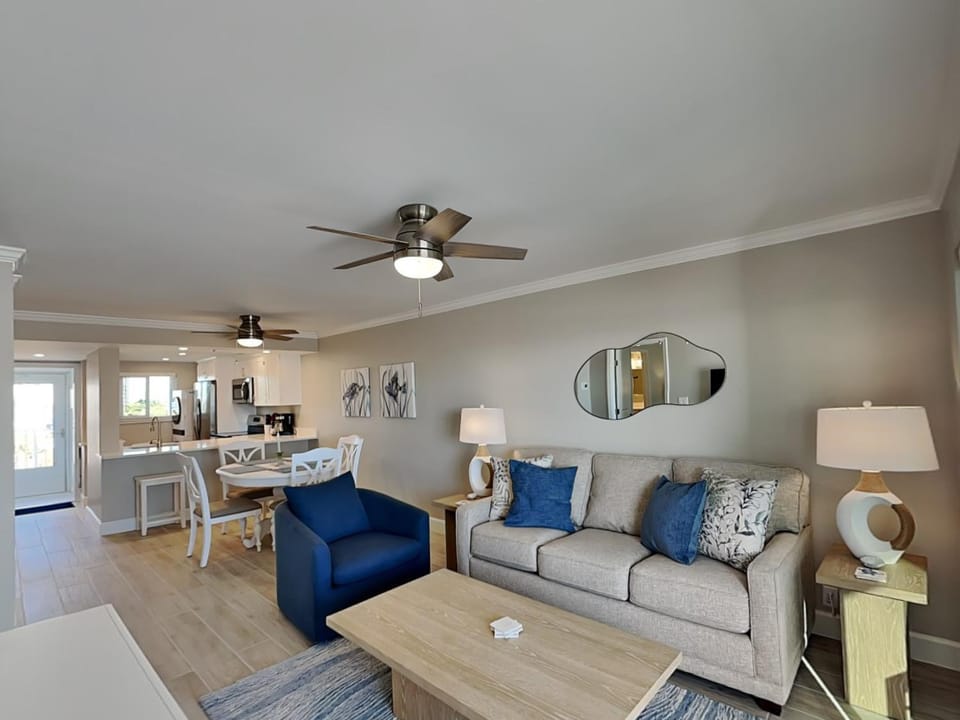 Kitchen or kitchenette, Living room, Seating area, furniture