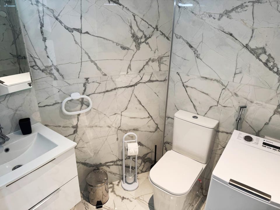 Shower, Bathroom, washing machine