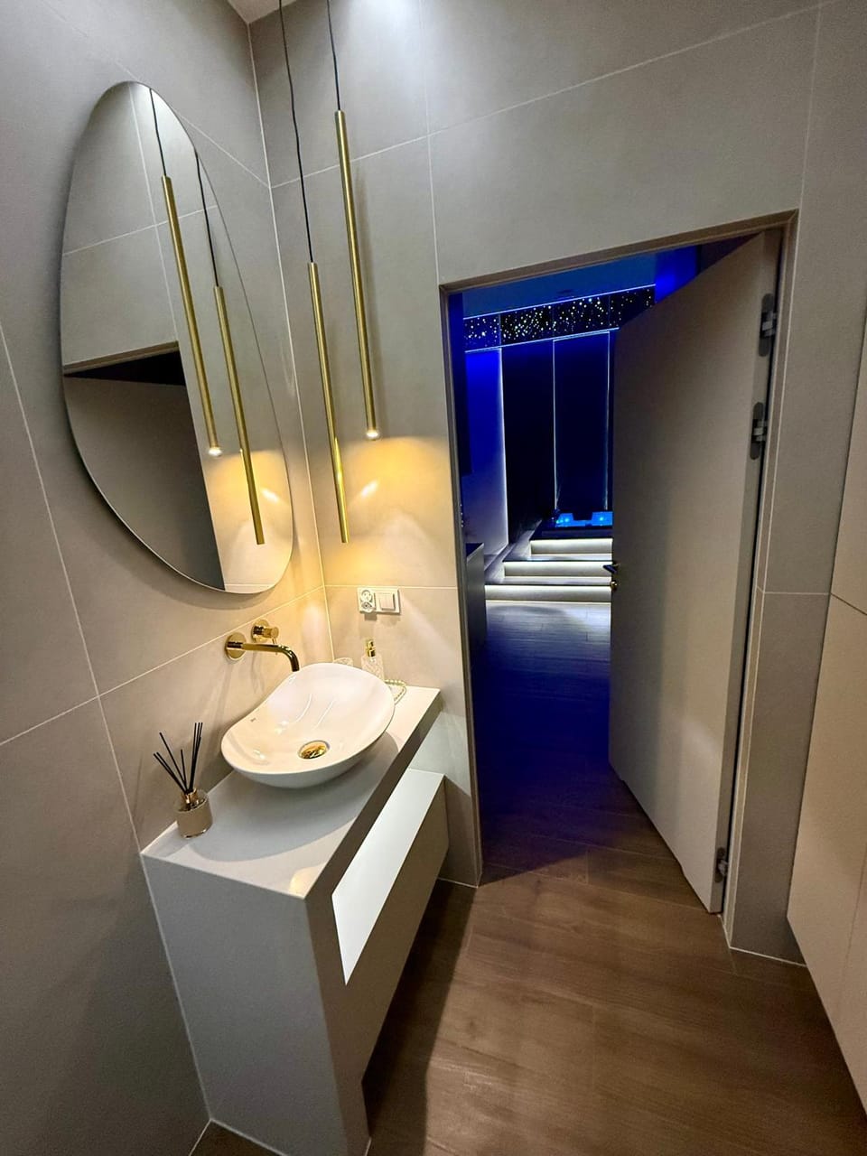 Bathroom, hair dryier