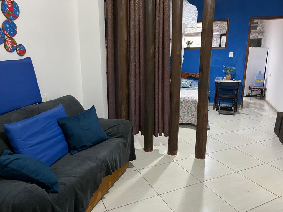 Flat azul completo com garagem na Atalaia House in Aracaju