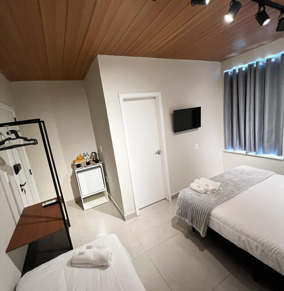 Bed, Bedroom, towels, wardrobe