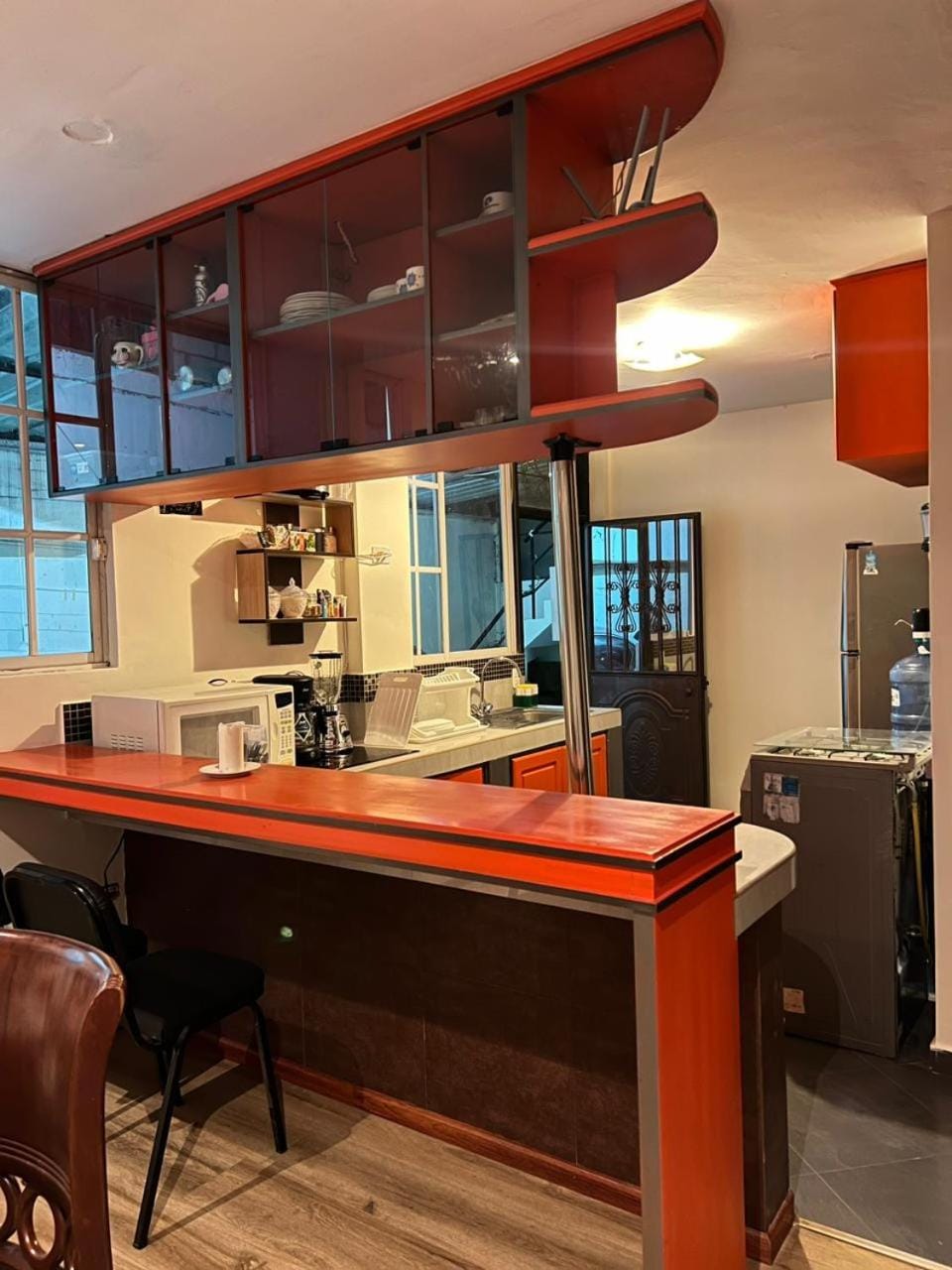 Kitchen or kitchenette, Dining area, oven, pet friendly, stove, toaster
