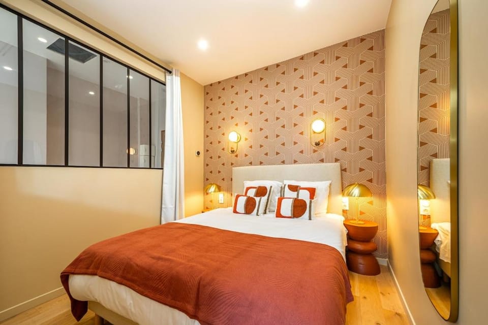 Stylish 1-Bedroom Apartment with Air Conditioning in Paris 17th Apartment in Levallois-Perret