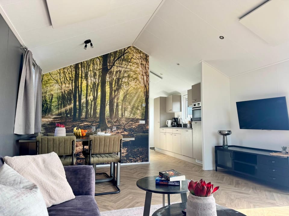 EuroParcs De IJssel Eilanden Chalet Reevemeer mit Steg IJE511 House in Flevoland, Netherlands