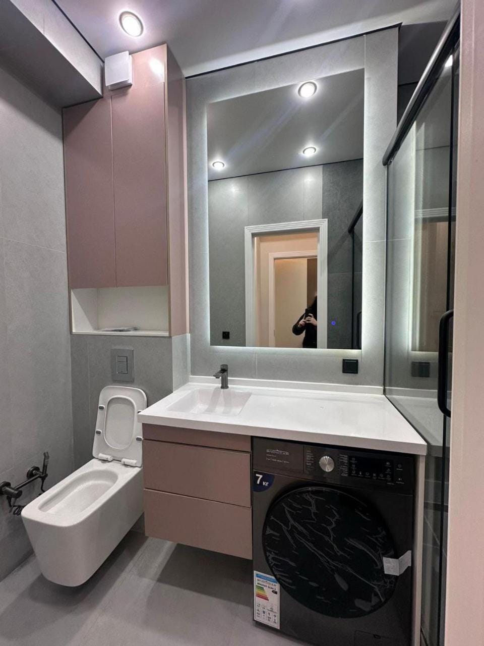 Modern designer renovation near Arbat Apartment in Almaty