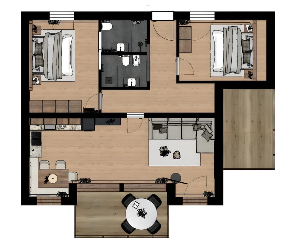 Dosplain Panoramic Apartments Apartment in Sëlva