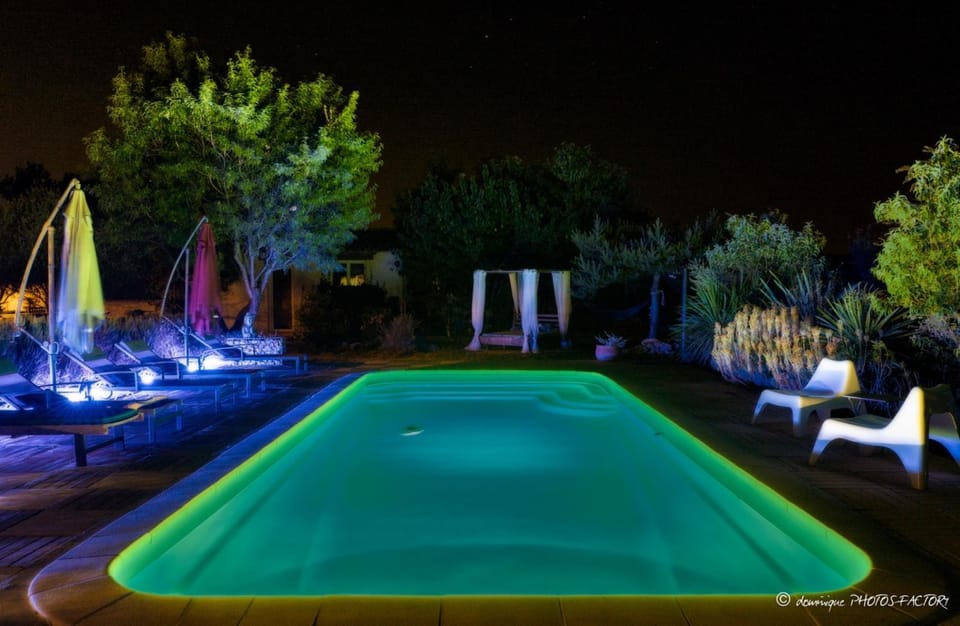 Property building, Living room, Swimming pool