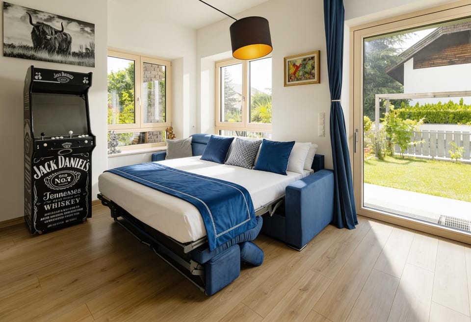 Bed, TV and multimedia