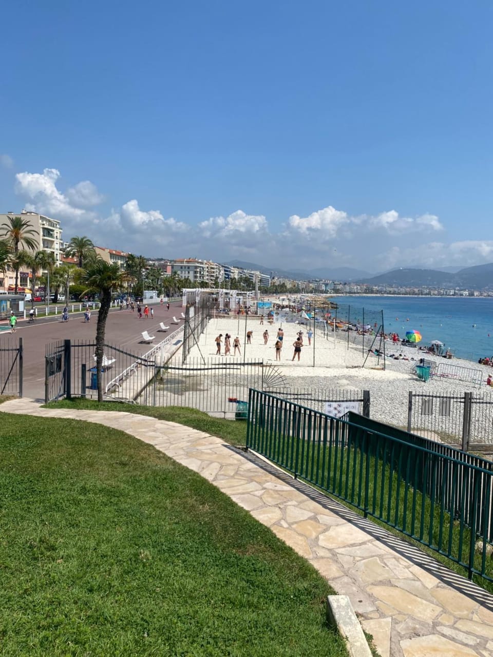 Day, Natural landscape, Beach, Mountain view, Sea view