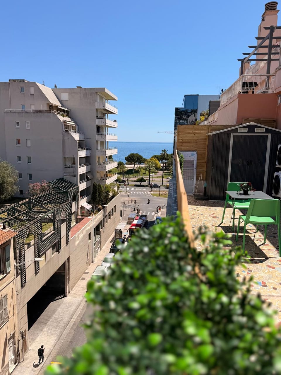 Patio, Day, Natural landscape, View (from property/room), Balcony/Terrace, Beach, City view, Sea view, Location