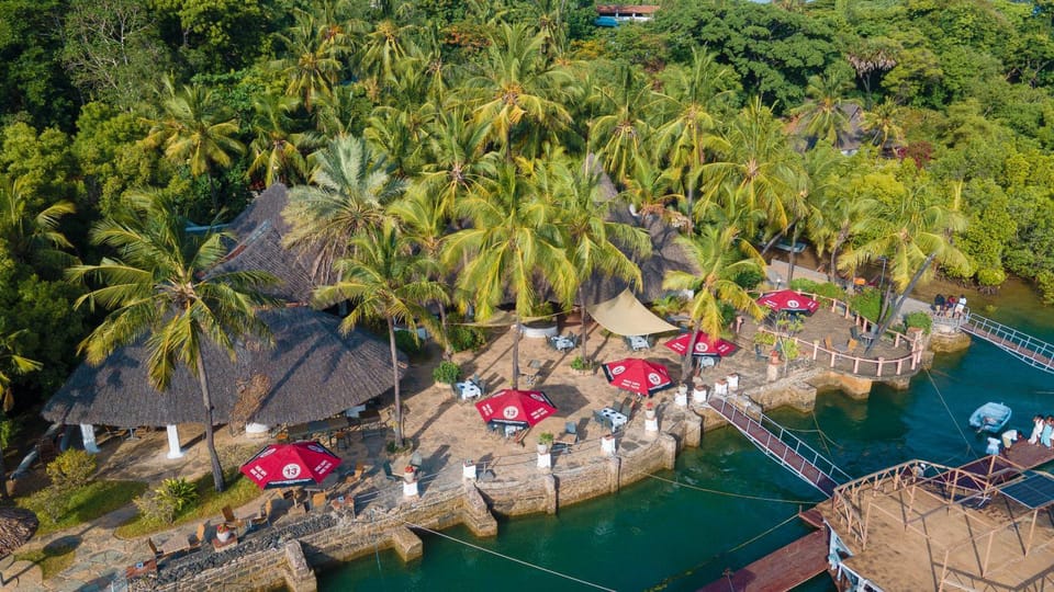 Nearby landmark, Bird's eye view