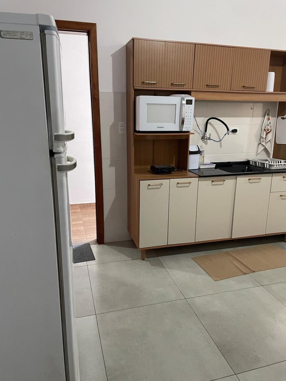 Kitchen or kitchenette, toaster