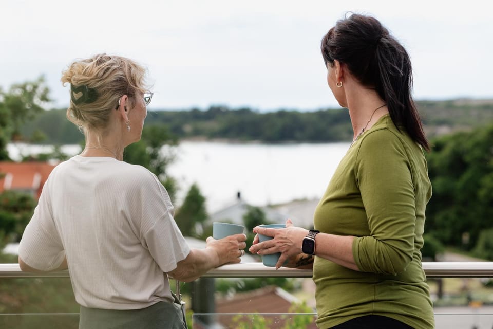 People, Natural landscape, View (from property/room), Balcony/Terrace, Guests