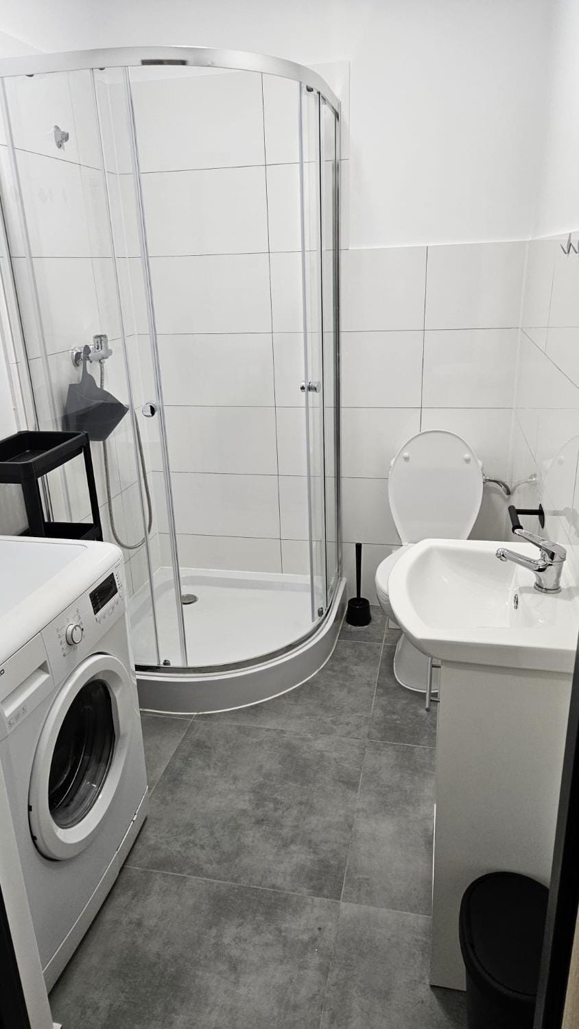 Shower, Toilet, Bathroom, washing machine