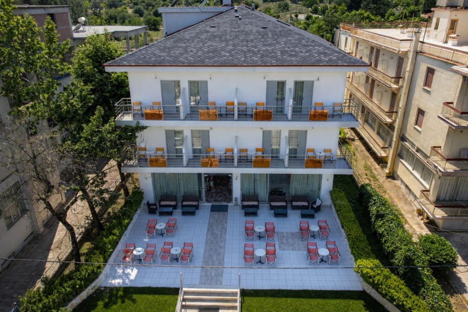 Property building, Day, View (from property/room), Balcony/Terrace, Seating area