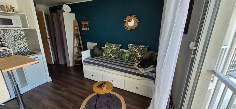 Le Pharo, Studio centre Port, 800m de la plage, clim mobile Apartment in Agde