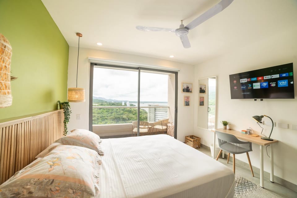 Bed, TV and multimedia