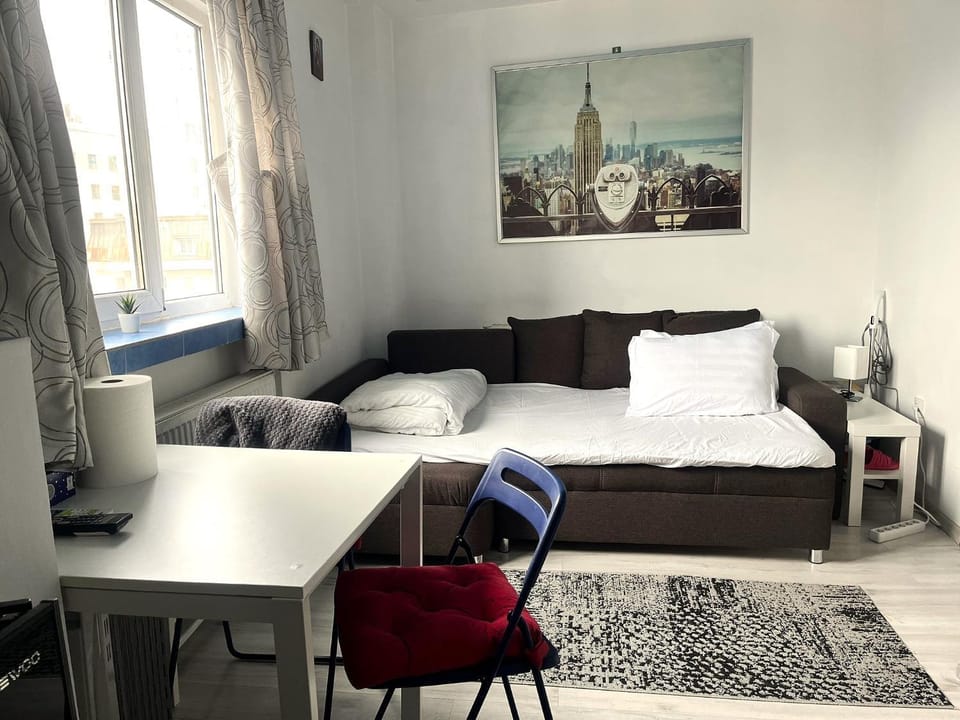 Bed, Living room, Photo of the whole room, Seating area, Dining area, Bedroom