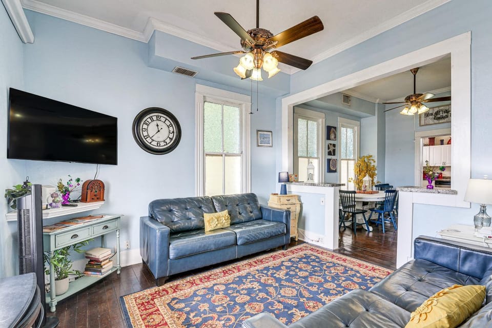 Steps to Pleasure Pier: Family Escape w/ Pool! House in Galveston Island