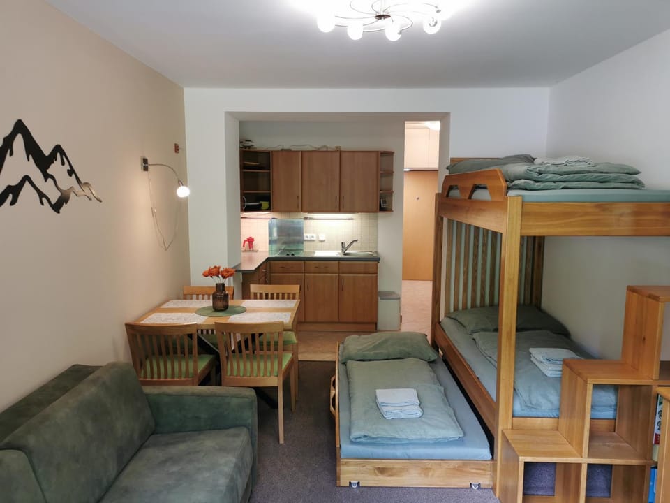 Bed, Living room, Bedroom