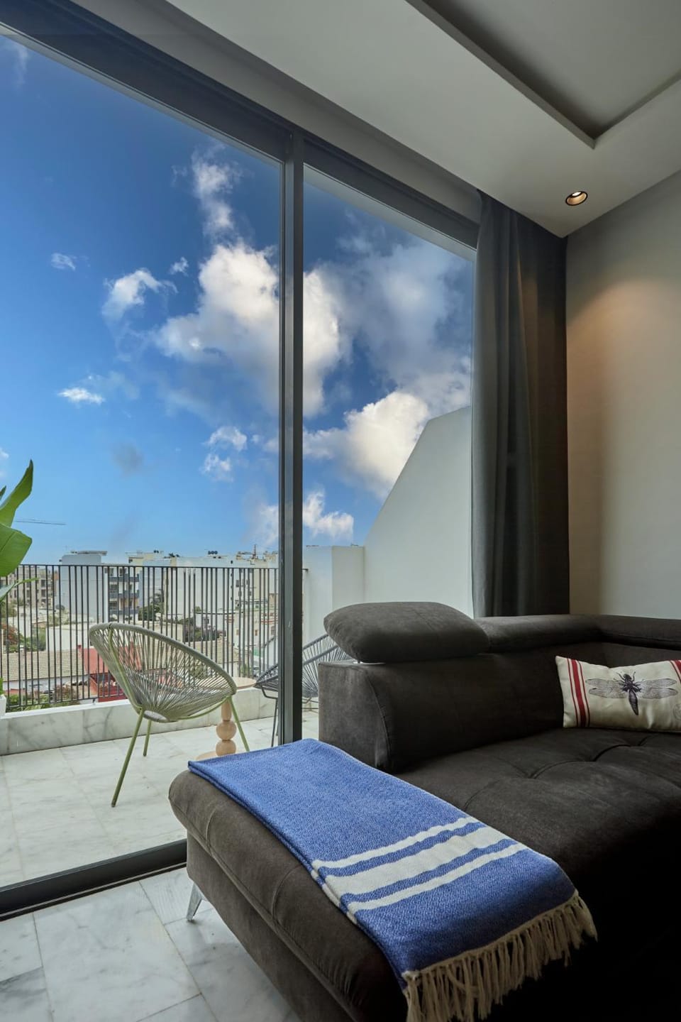 Patio, Bed, View (from property/room), Balcony/Terrace, Balcony/Terrace, Living room, Photo of the whole room, Bedroom