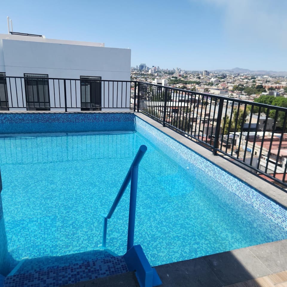 View (from property/room), Pool view, Swimming pool