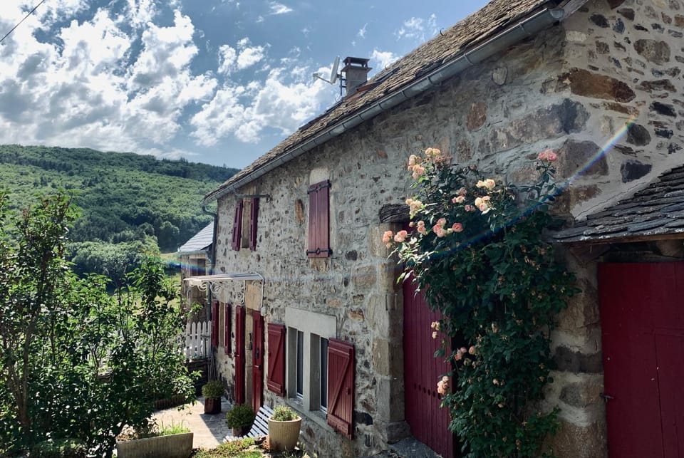Property building, Patio, Facade/entrance, View (from property/room), Mountain view