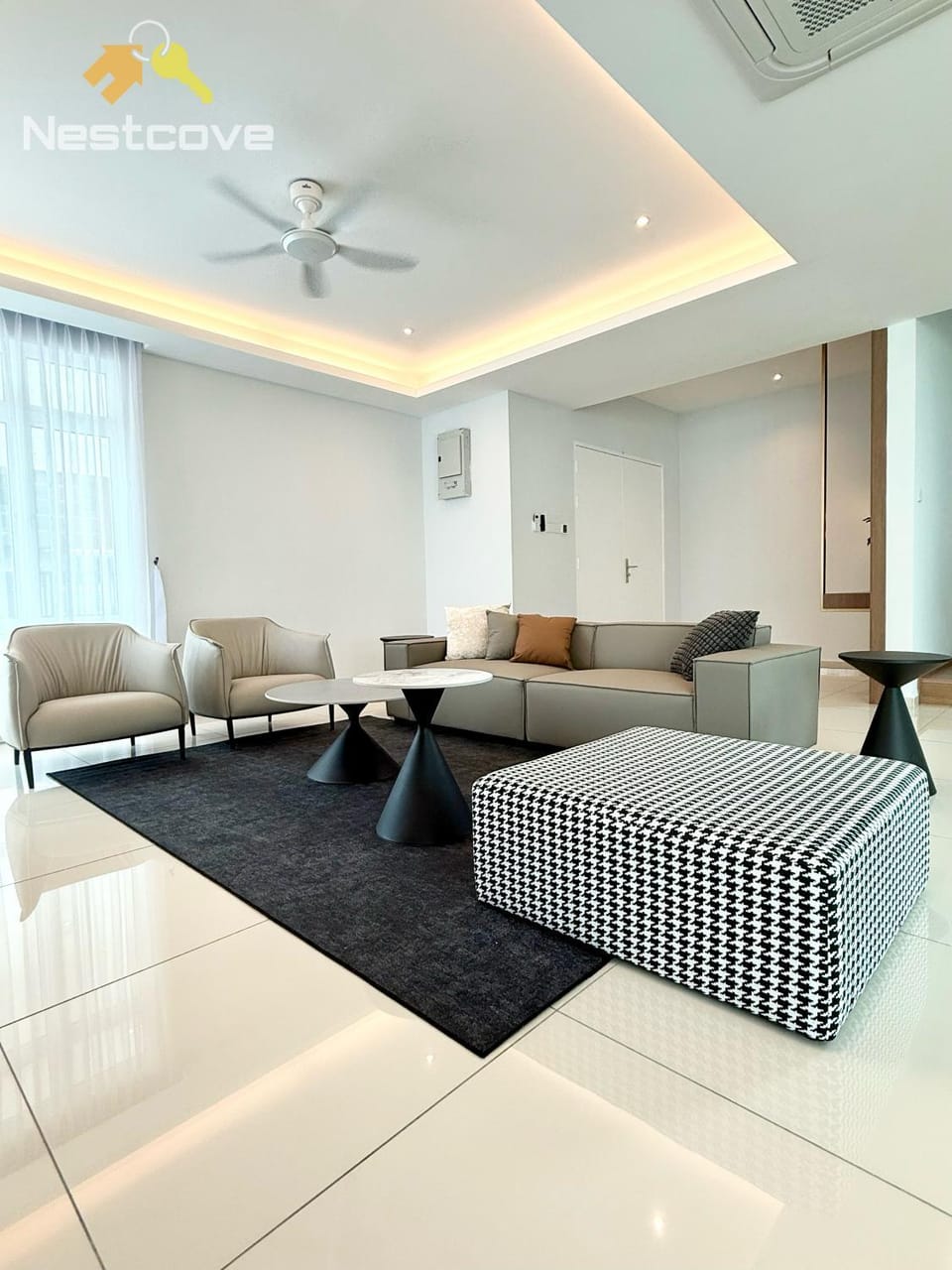 Property building, Living room, Seating area