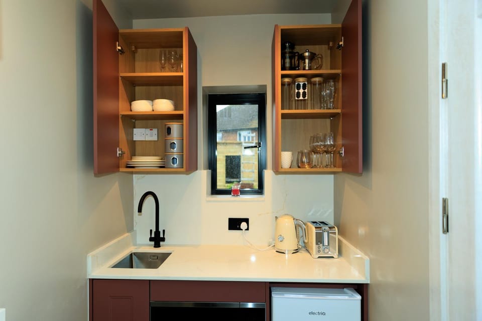Coffee/tea facilities, Kitchen or kitchenette, toaster