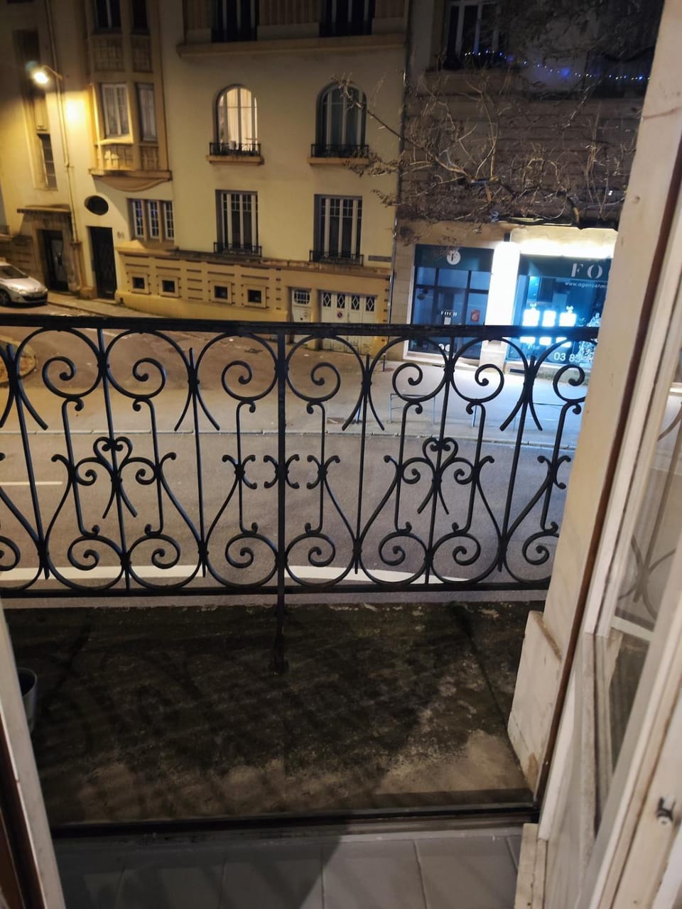 Night, View (from property/room), Balcony/Terrace