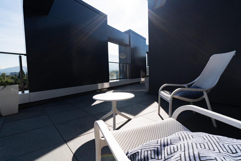 Sunny Penthouse with Mountain Views and 180 degrees Terrace Apartment in Sofia