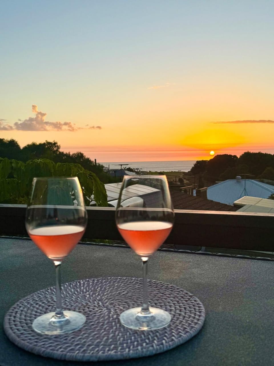 View (from property/room), Balcony/Terrace, Beach, Sunset