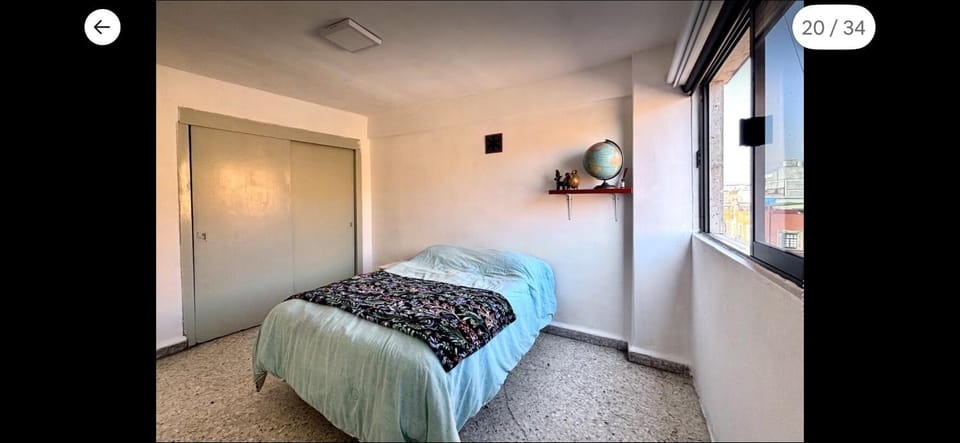 Cómoda y céntrica habitación en Tenochtitlán, en departamento compartido, CDMX Vacation rental in Mexico City