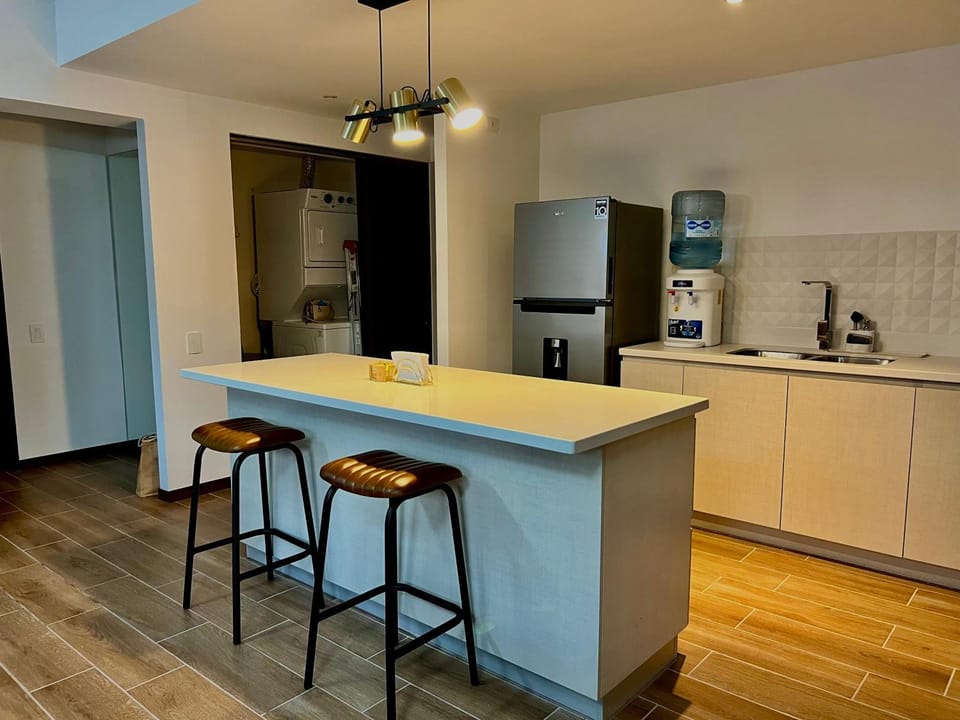 laundry, kitchen