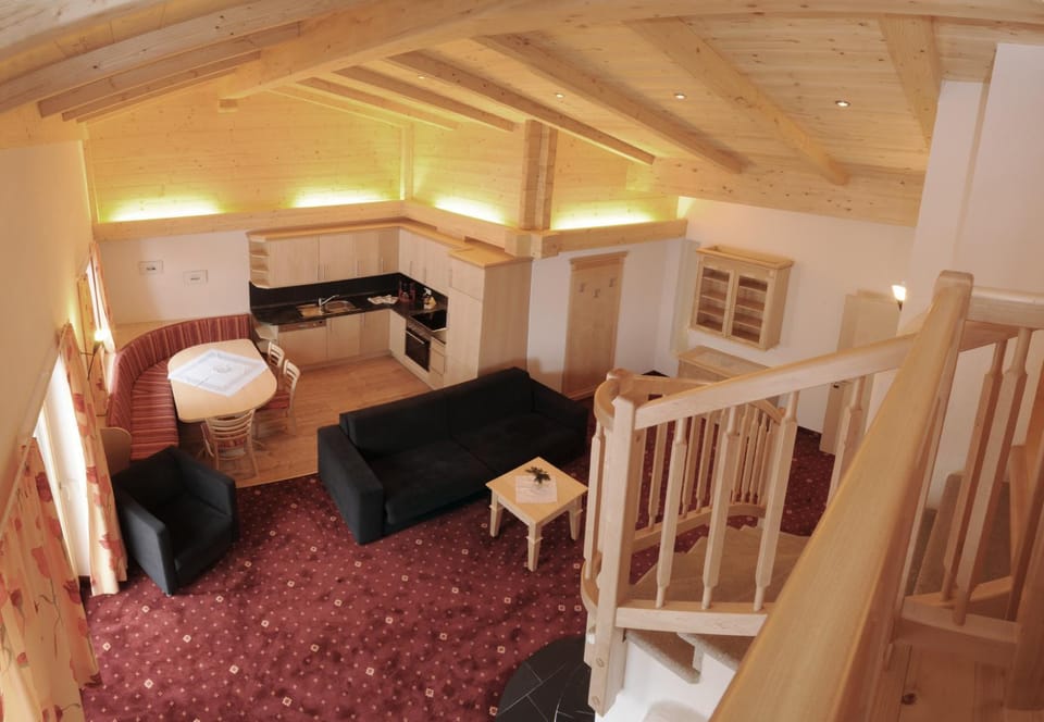 Living room, kitchen