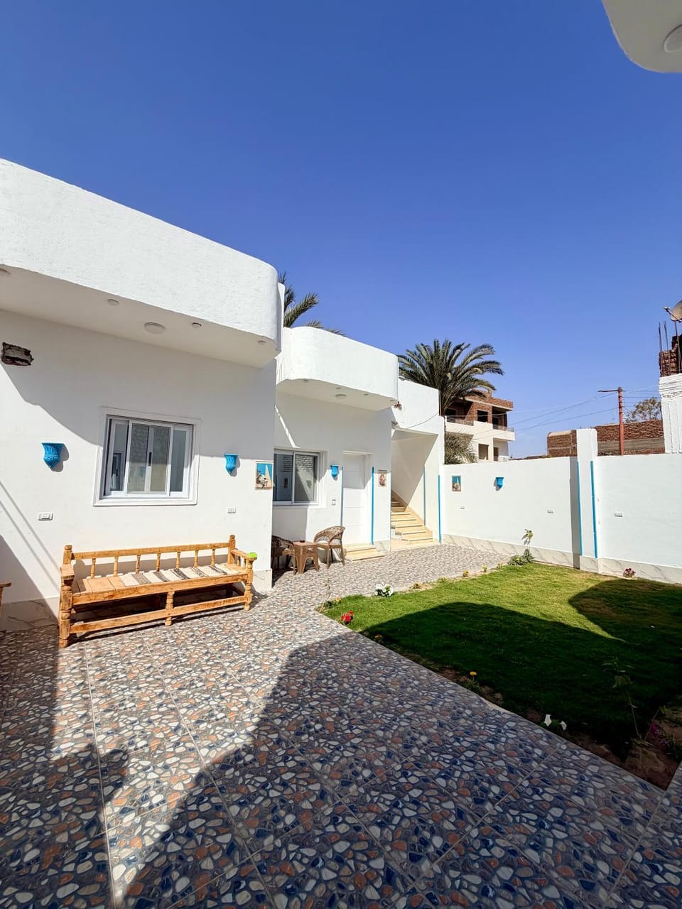 Property building, Patio, Day, Garden, View (from property/room), Balcony/Terrace, Garden view