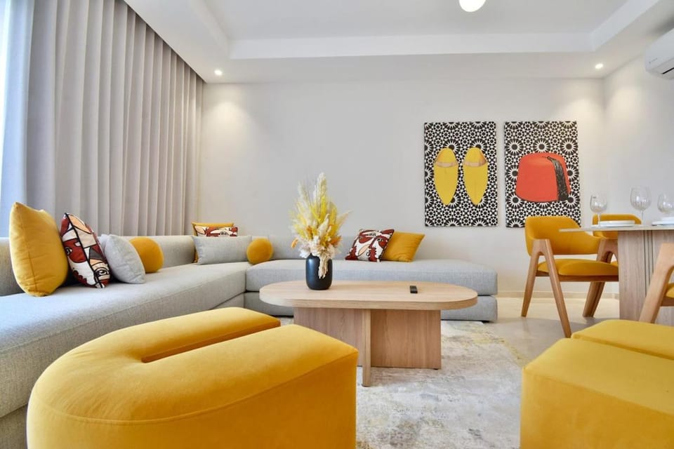 Marrakech Luxury 2BR Pool View and Terrace for Remote Work Apartment in Marrakesh