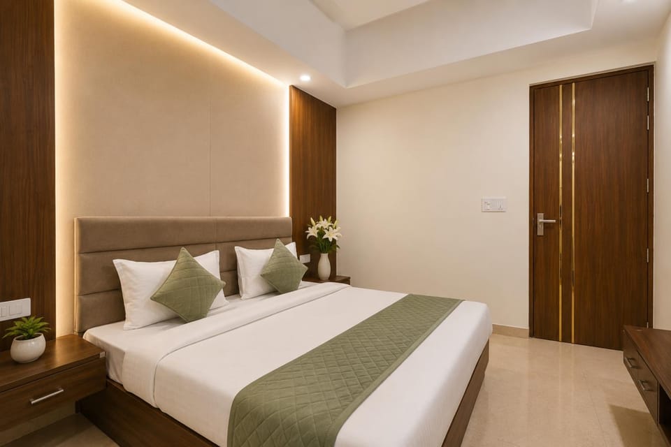 Bed, Photo of the whole room, Bedroom, wardrobe