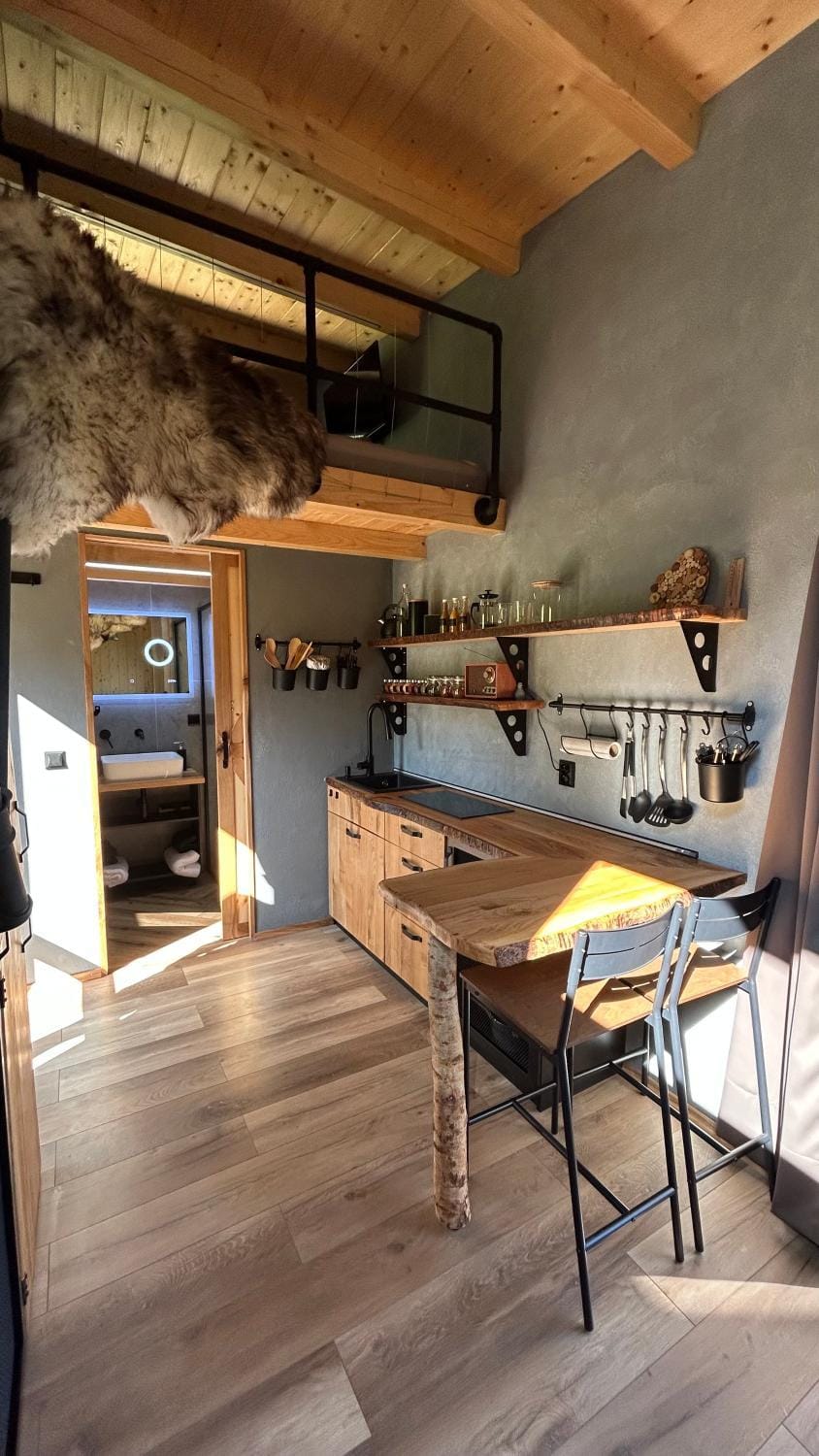 Kitchen or kitchenette, Dining area