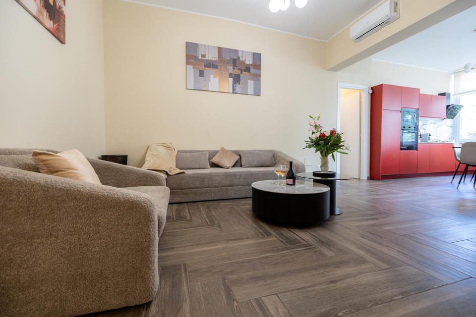 Living room, air conditioner