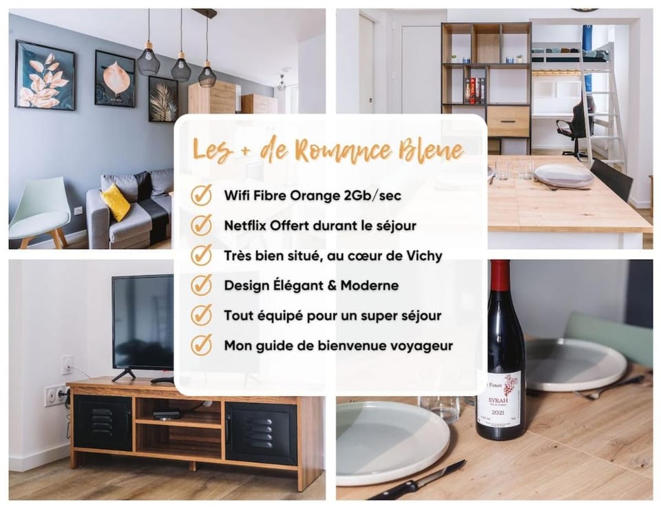 La Parenthèse-Wifi-Netflix-Parking Apartment in Auvergne-Rhône-Alpes