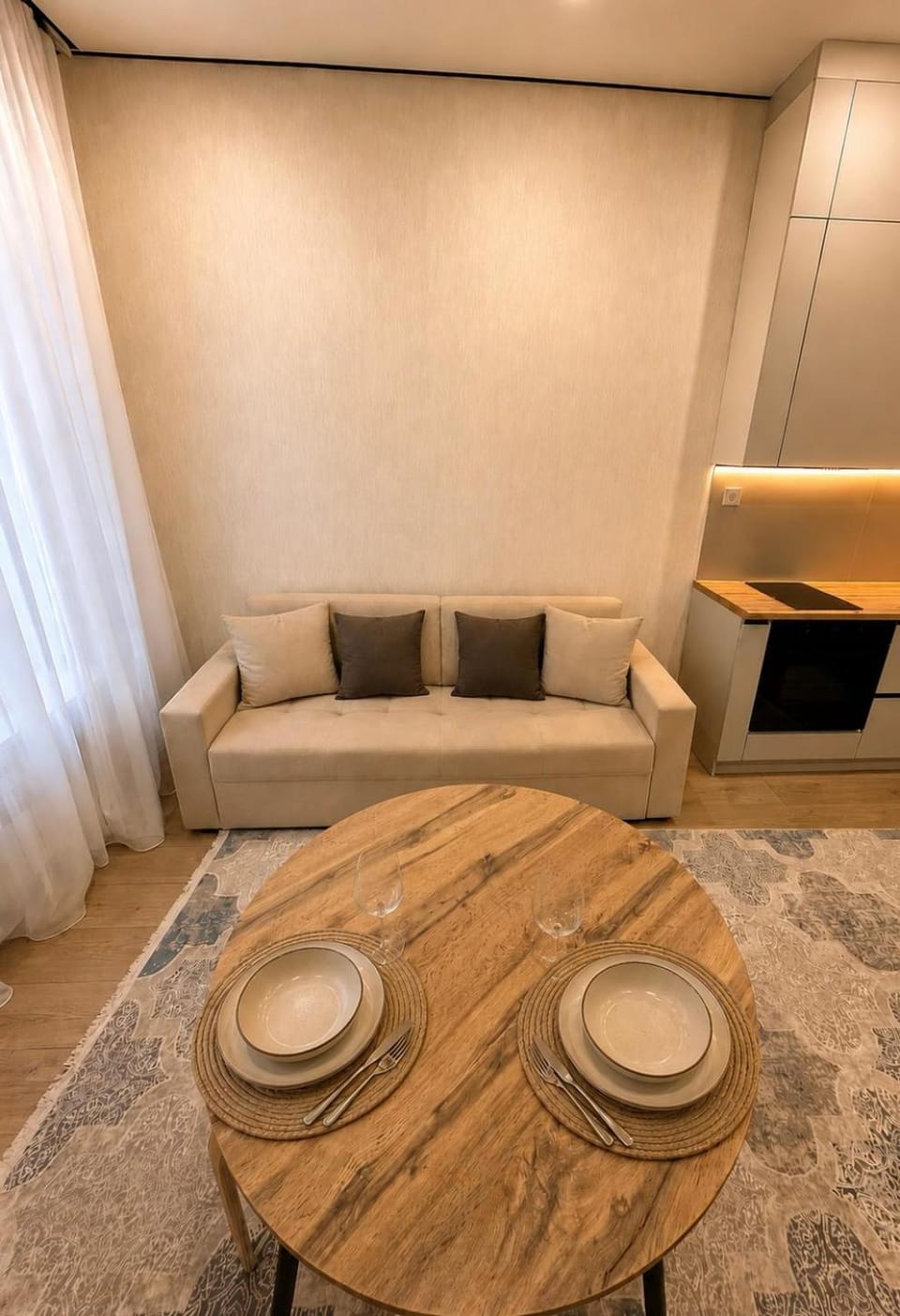 Living room, Seating area, Dining area