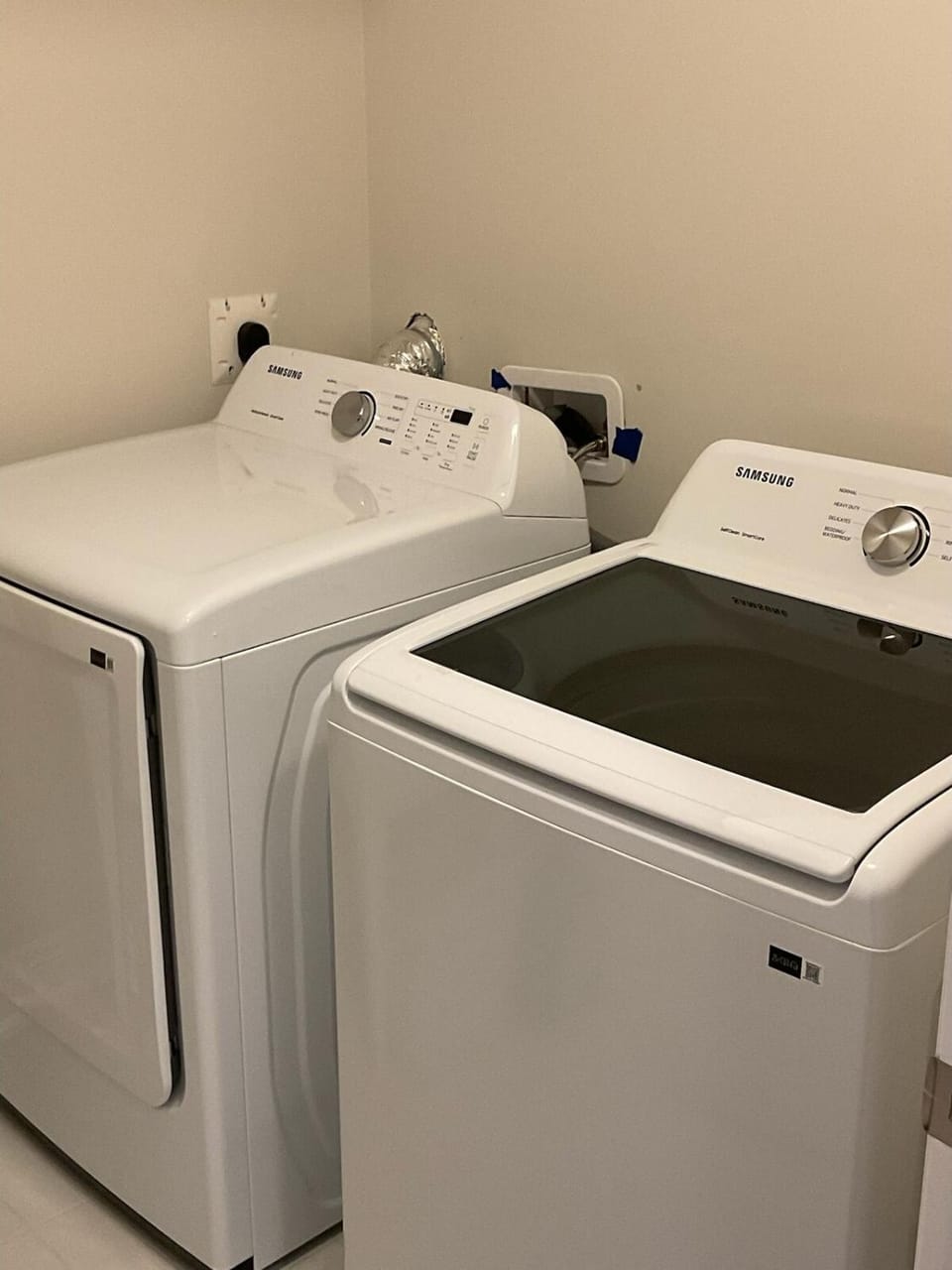 washing machine, dryer